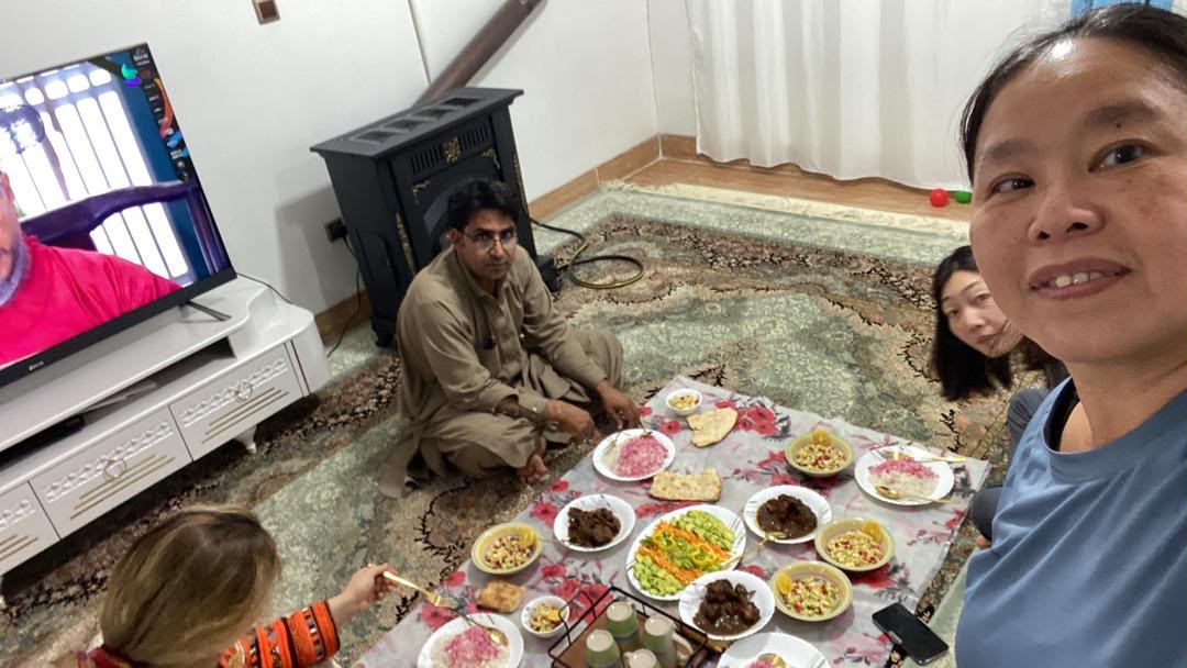 Meal provided by Mr Abdullah in Zahedan