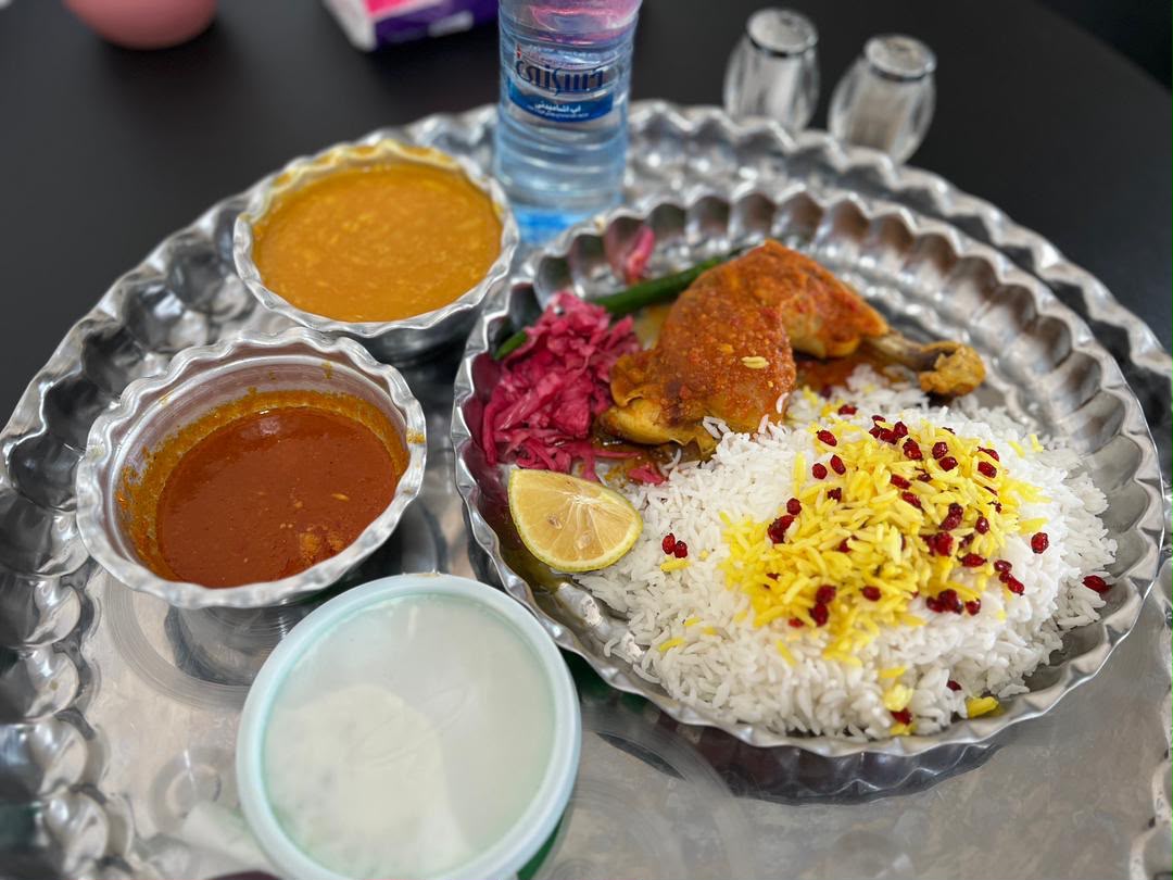 Local food in Zahedan during Tuzi's interview day