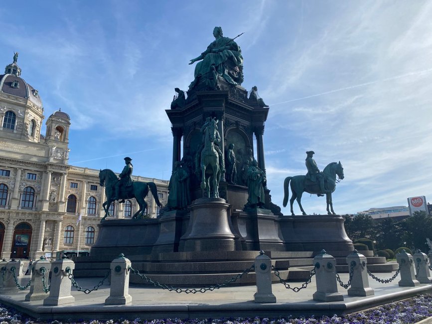 Maria Theresa monument at Maria-Theresien-Platz in Vienna